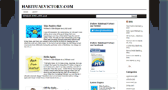 Desktop Screenshot of habitualvictory.com