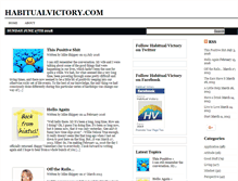 Tablet Screenshot of habitualvictory.com